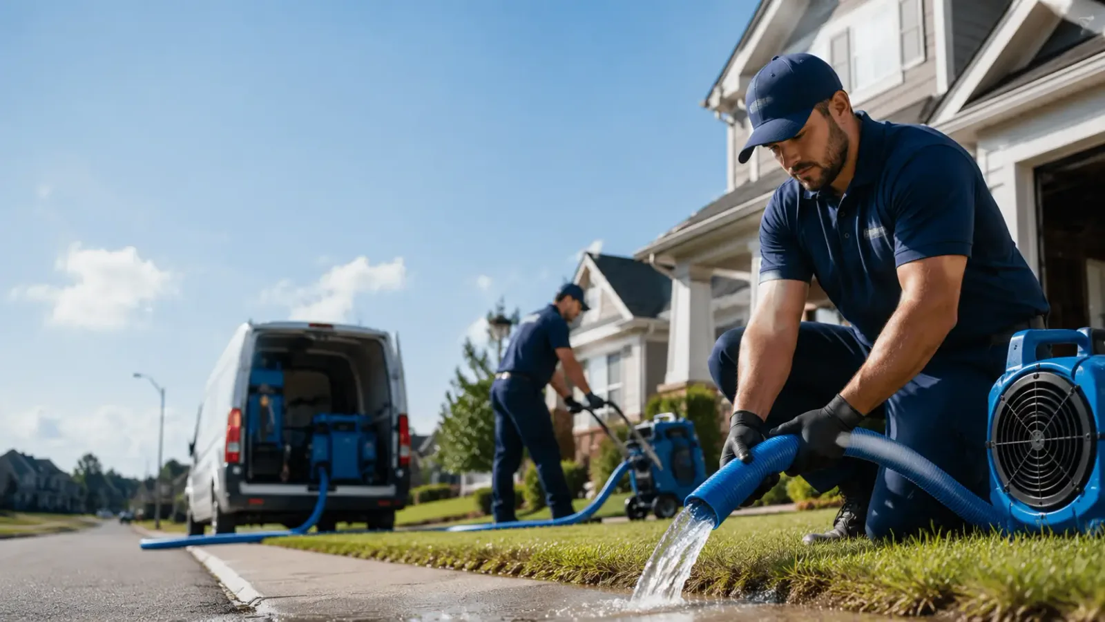 Flood Damage Restoration in Horton, MI